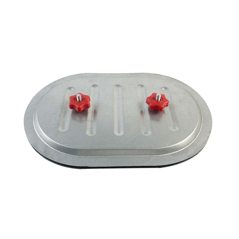 SS-CA légcsatorna horganyzott acél ovális bejárati ajtó